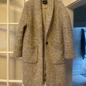 Boyfriend fit express coat. Gently worn. Size small but fits up to size US10